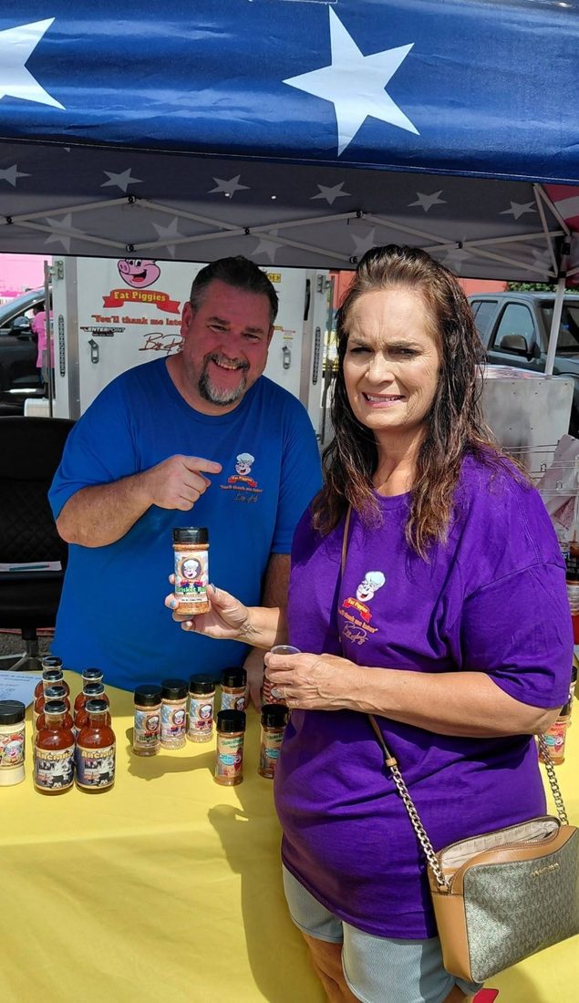 The Fat Piggies crew, doing what they love